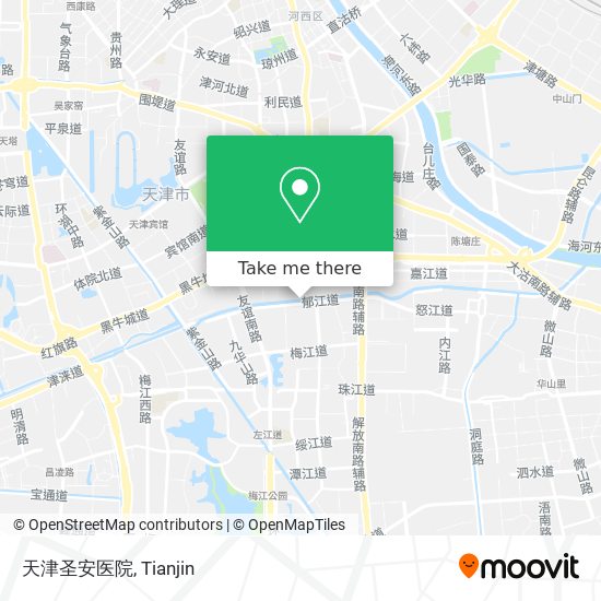 天津圣安医院 map