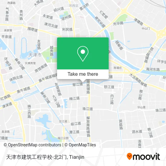 天津市建筑工程学校-北2门 map