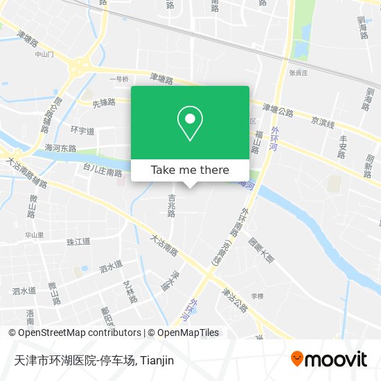 天津市环湖医院-停车场 map