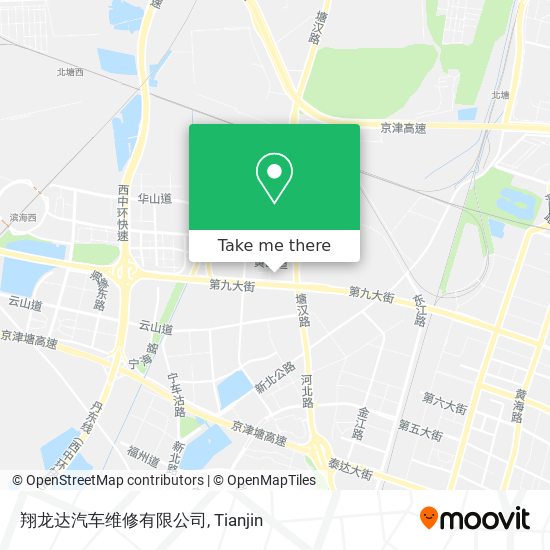 翔龙达汽车维修有限公司 map