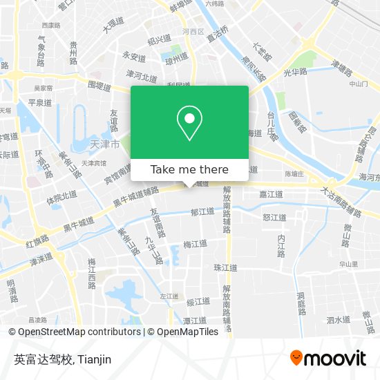 英富达驾校 map