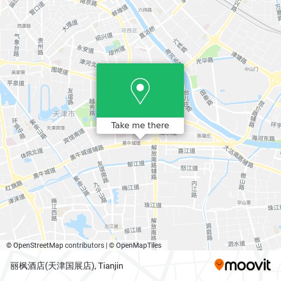 丽枫酒店(天津国展店) map