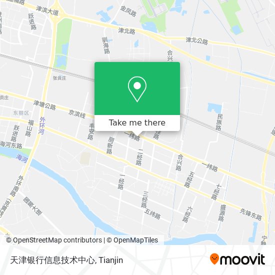 天津银行信息技术中心 map