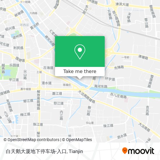 白天鹅大厦地下停车场-入口 map