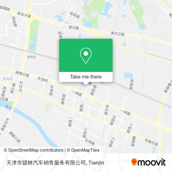 天津市骏林汽车销售服务有限公司 map