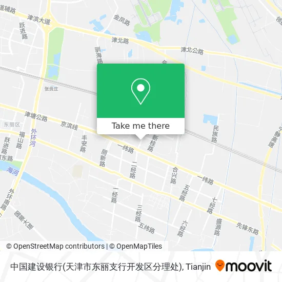 中国建设银行(天津市东丽支行开发区分理处) map