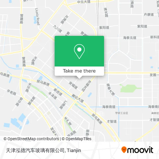 天津泓德汽车玻璃有限公司 map