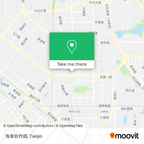 海泰软件园 map