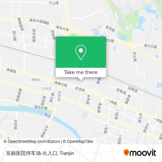 东丽医院停车场-出入口 map