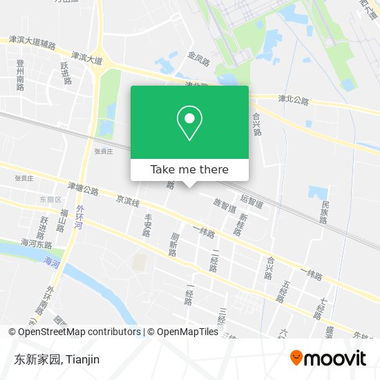 东新家园 map