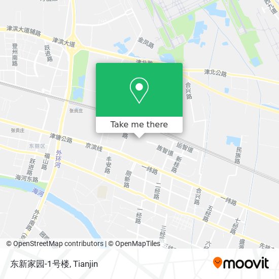 东新家园-1号楼 map