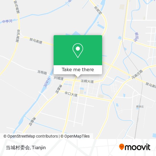 当城村委会 map