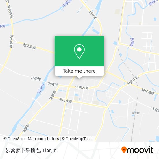 沙窝萝卜采摘点 map