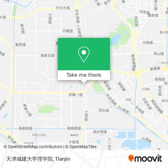 天津城建大学理学院 map