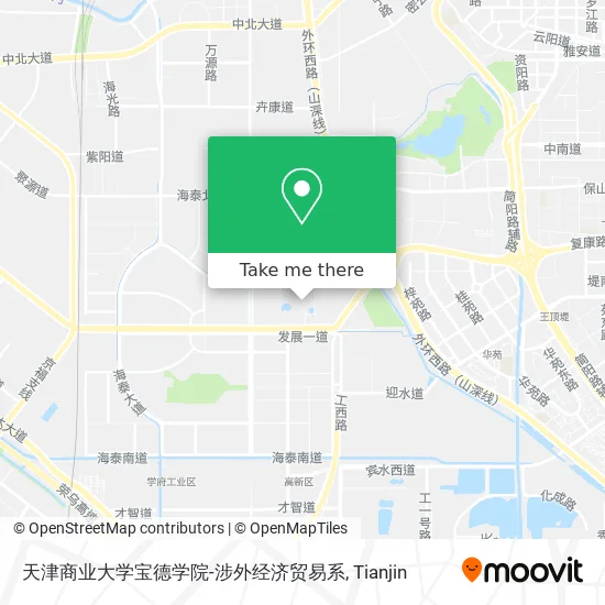 天津商业大学宝德学院-涉外经济贸易系 map