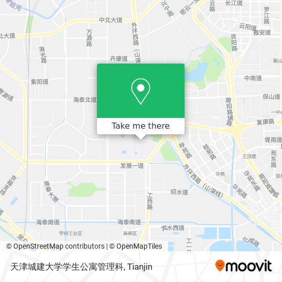 天津城建大学学生公寓管理科 map