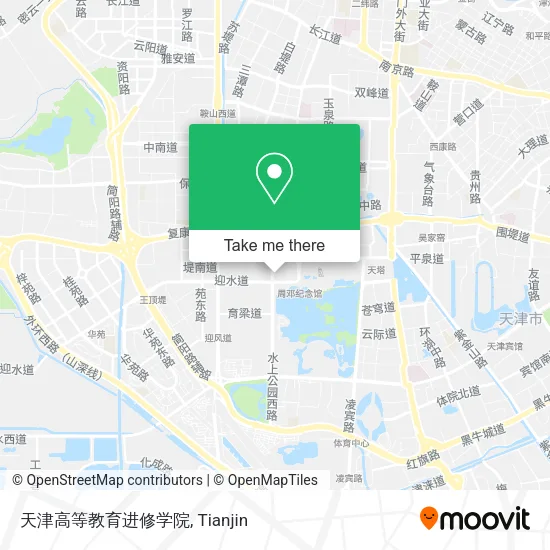 天津高等教育进修学院 map