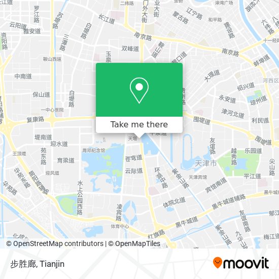 步胜廊 map