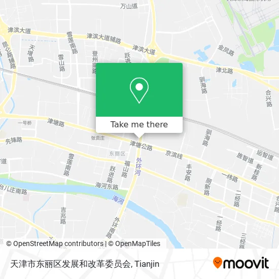 天津市东丽区发展和改革委员会 map