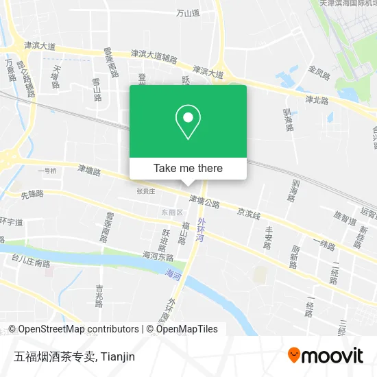 五福烟酒茶专卖 map