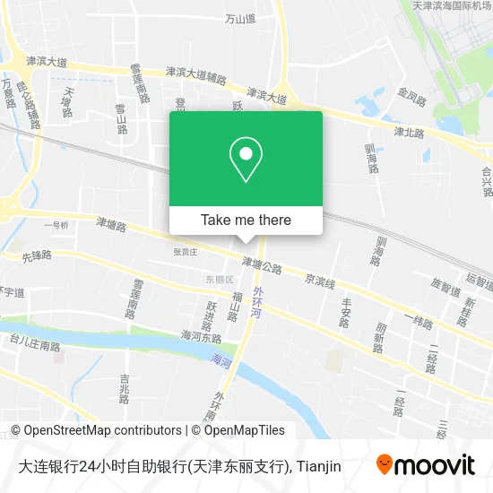 大连银行24小时自助银行(天津东丽支行) map