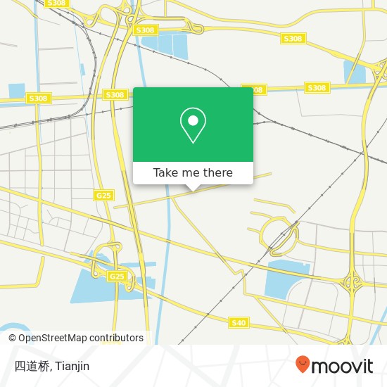 四道桥 map