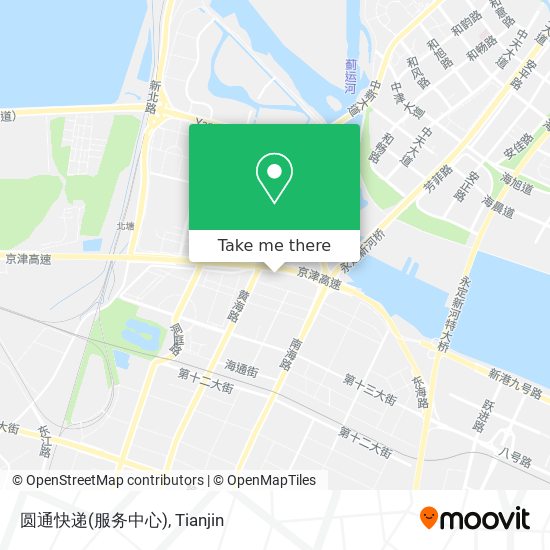 圆通快递(服务中心) map