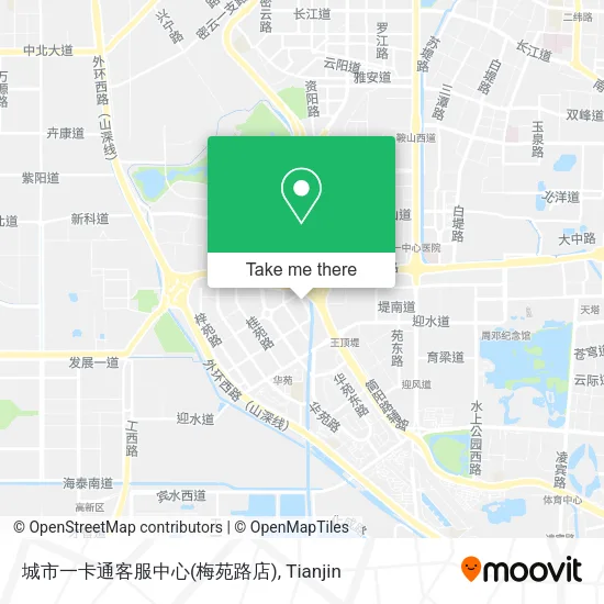 城市一卡通客服中心(梅苑路店) map