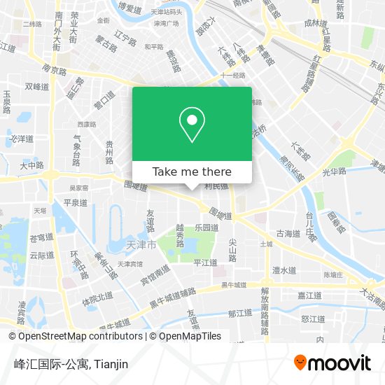 峰汇国际-公寓 map