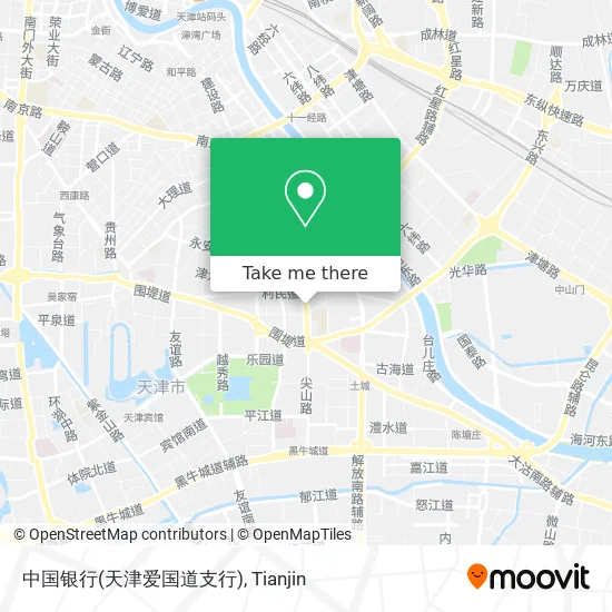 中国银行(天津爱国道支行) map