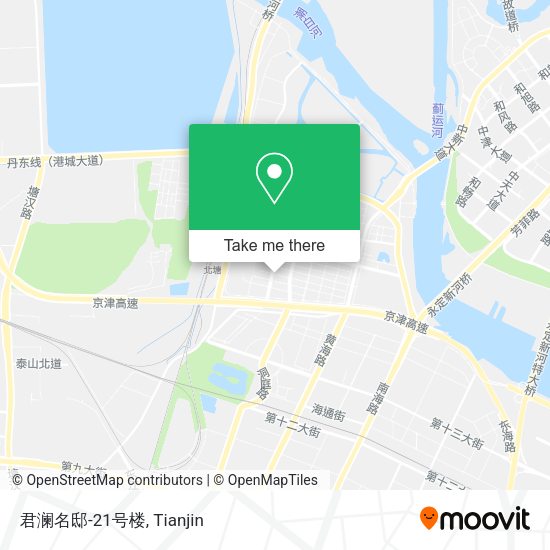 君澜名邸-21号楼 map