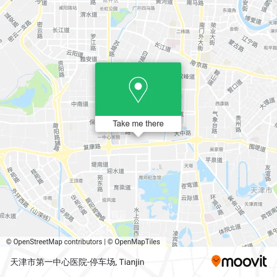 天津市第一中心医院-停车场 map