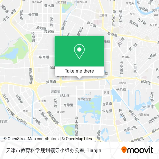 天津市教育科学规划领导小组办公室 map