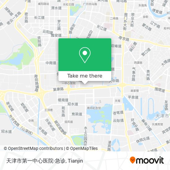 天津市第一中心医院-急诊 map