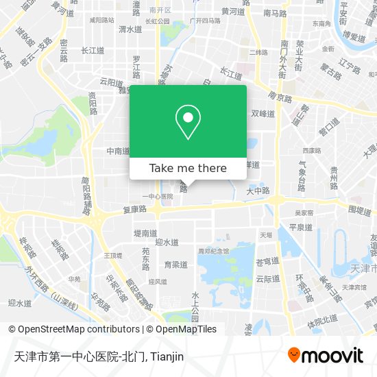 天津市第一中心医院-北门 map