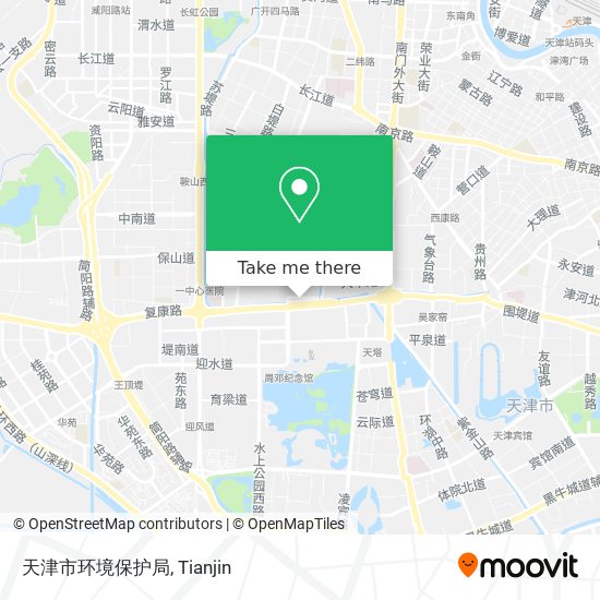 天津市环境保护局 map