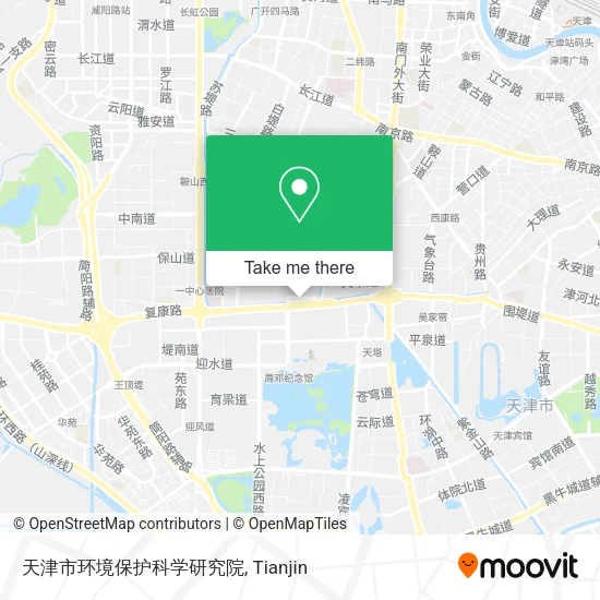 天津市环境保护科学研究院 map