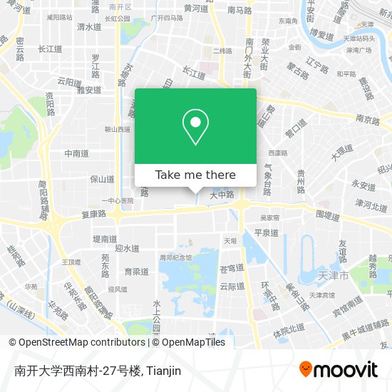 南开大学西南村-27号楼 map
