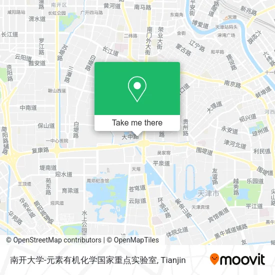 南开大学-元素有机化学国家重点实验室 map