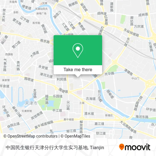 中国民生银行天津分行大学生实习基地 map
