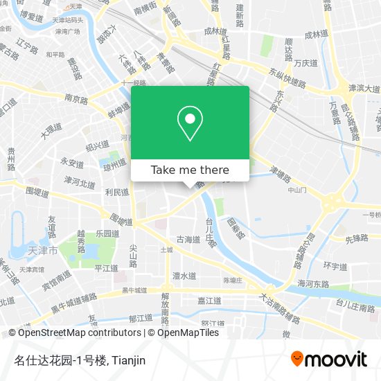 名仕达花园-1号楼 map