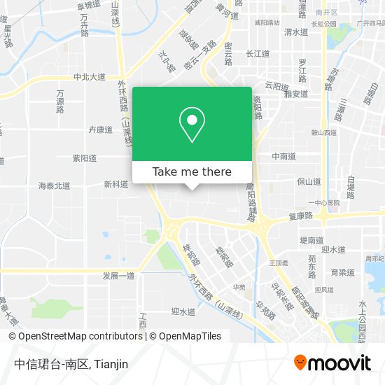 中信珺台-南区 map