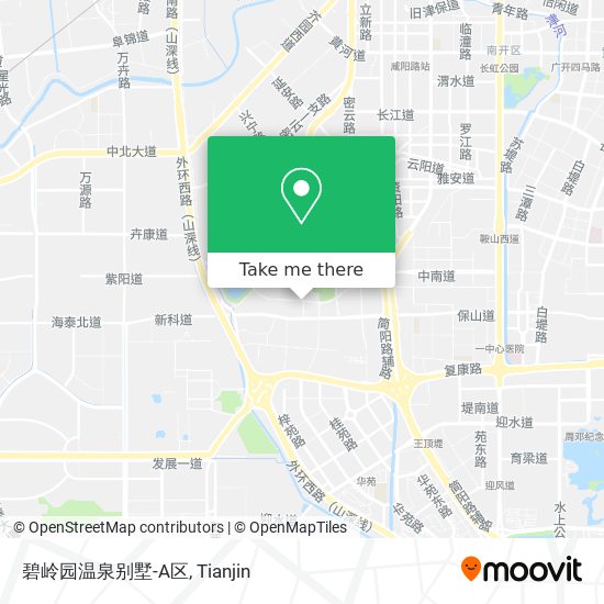 碧岭园温泉别墅-A区 map
