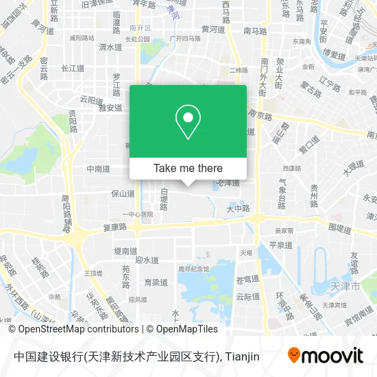 中国建设银行(天津新技术产业园区支行) map