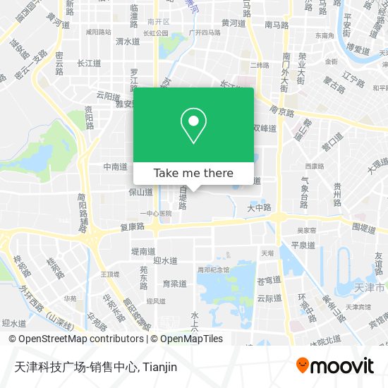 天津科技广场-销售中心 map