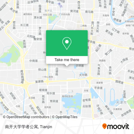 南开大学学者公寓 map