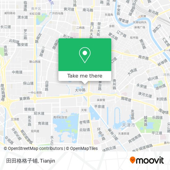 田田格格子铺 map