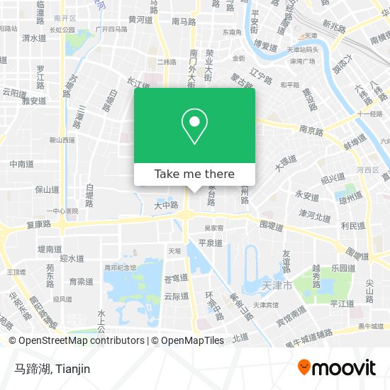 马蹄湖 map