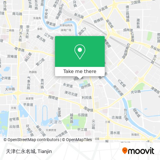 天津仁永名城 map