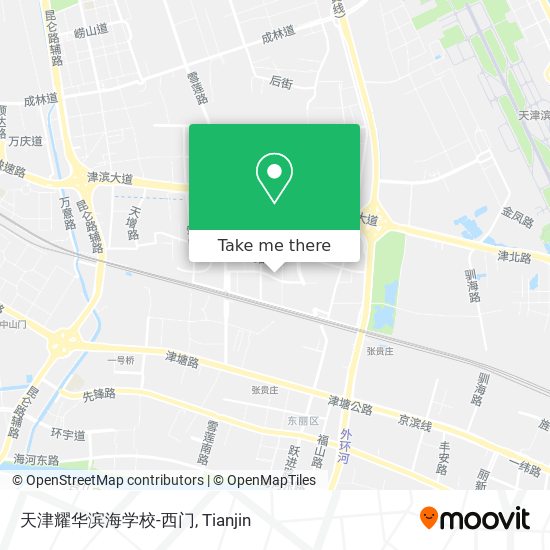 天津耀华滨海学校-西门 map